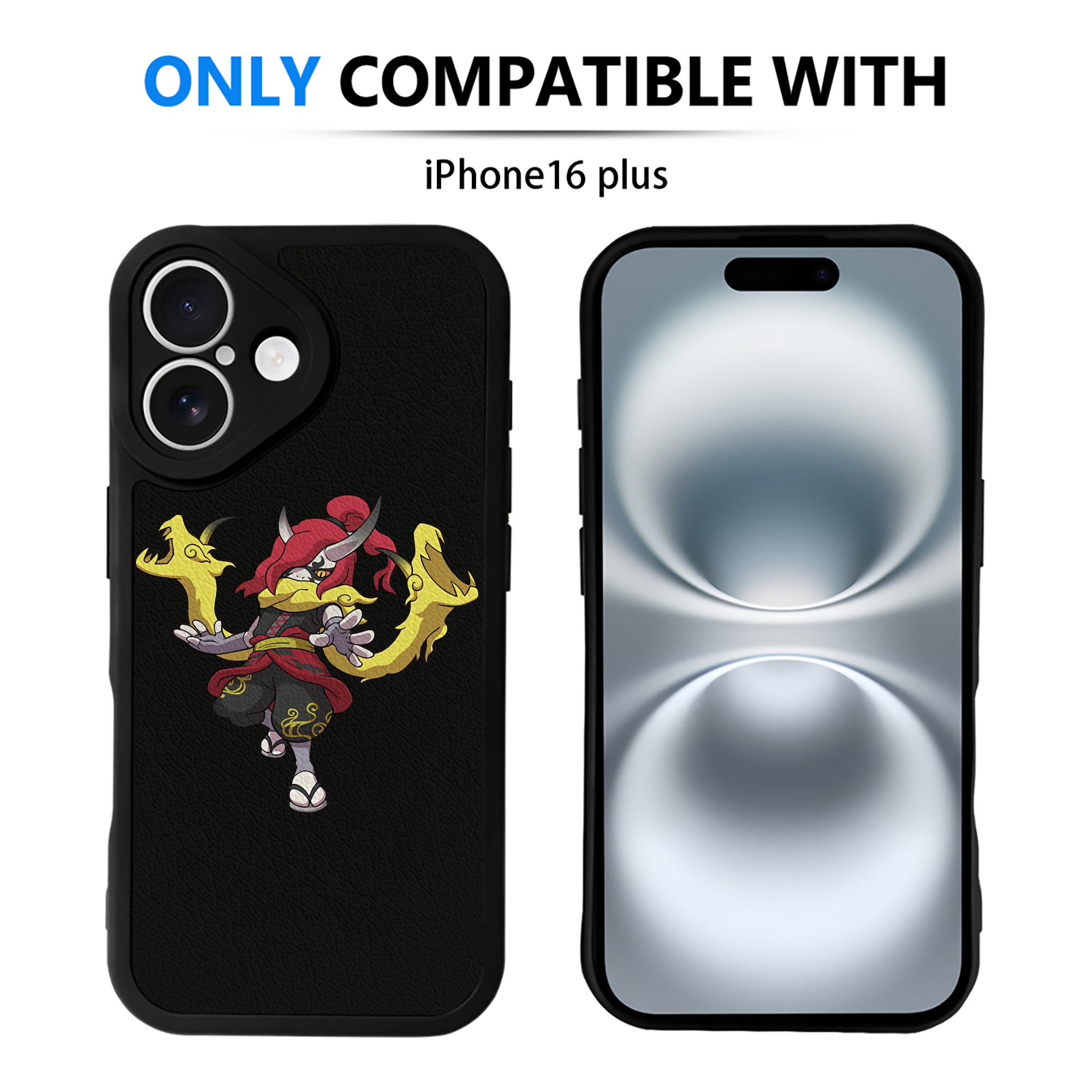 （画像用） 妖怪ウォッチ Yo-kai Watch 【iPhone 16シリーズ対応】シリコンスマホケース（レザー調） 材質：シリコン